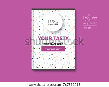 vector book cover layout recipes book stock vector royalty free recipes book cover templates