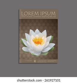 Vector book cover template. Flyer design / web templates / brochure designs technology backgrounds / catalog / poster / report / advertise publication.