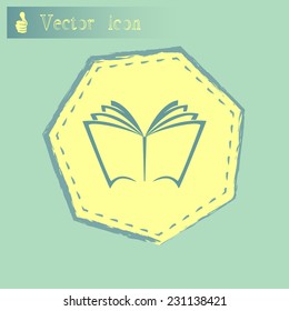 Vector book icon