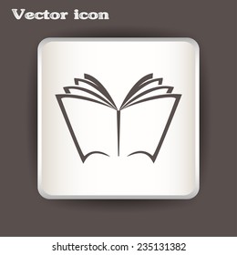 Vector book icon