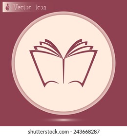 Vector book icon