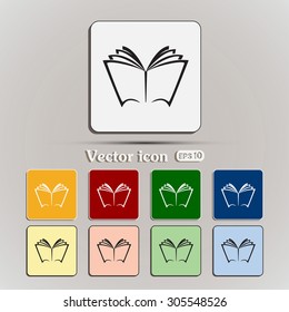 Vector book icon
