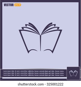 Vector book icon