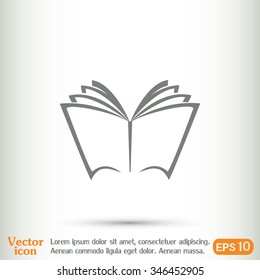 Vector book icon