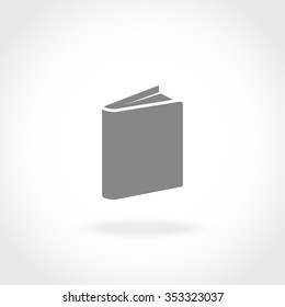 Vector book icon.