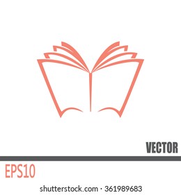 Vector book icon