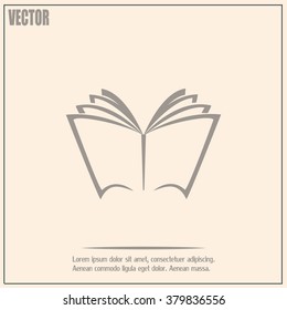 Vector book icon