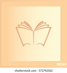 Vector book icon