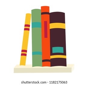 Vector book Icon. Books in various angles