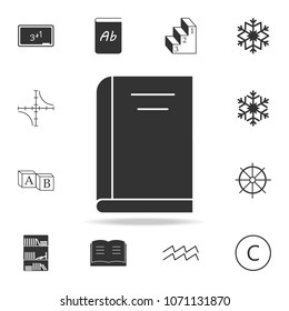 Vector book Icon. Detailed set of web icons. Premium quality graphic design. One of the collection icons for websites, web design, mobile app on white background