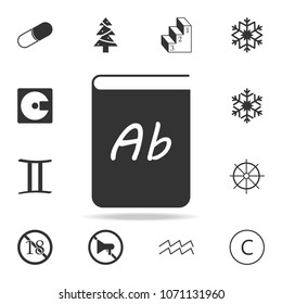 Vector book Icon. Detailed set of web icons. Premium quality graphic design. One of the collection icons for websites, web design, mobile app on white background