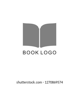 vector book icon logo 