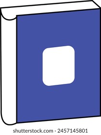 Vector book icon on white background. eps 10 book  icon.