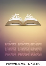 vector book illustration 
