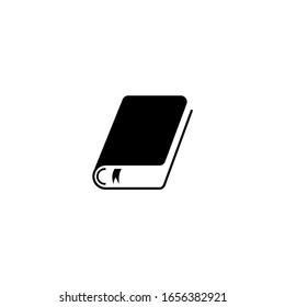 Concepto del logotipo del libro vectorial; librería, ilustración de biblioteca