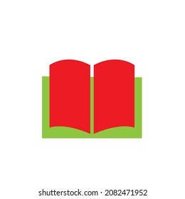 vector book logo or minimalist book logo 