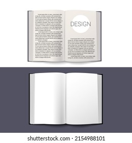 Vector book in mesh gradient style