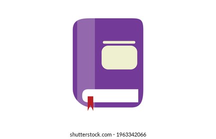 The vector of book for reading.