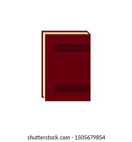 Vector book signs and symbols - concepts in flat style