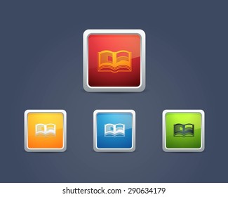 Vector Book Symbol Icons