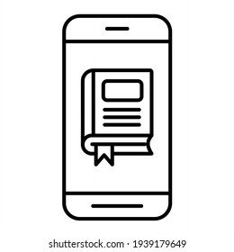  Vector Booking Outline Icon Design
