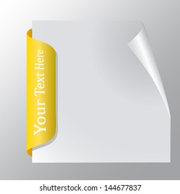 vector bookmarks on a white background