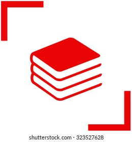 Vector books icon
