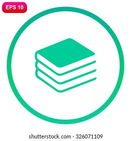Vector books icon