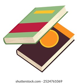 Vector books icon. Learning or education concept. Hand drawn educational symbol for book lovers. Reading, learn and receive education through books. Read more books