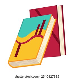 Vector books icon. Learning or education concept. Hand drawn educational symbol for book lovers. Reading, learn and receive education through books. Read more books