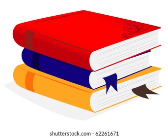 vector books illustration