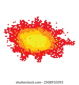 Image vectorielle Boom Pixel Background Design