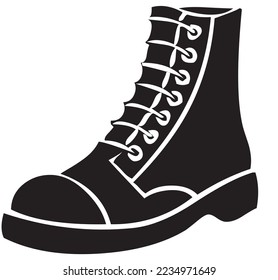 vector boots shoes, boots logo design