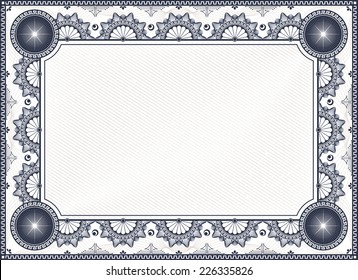 Vector Border Background Certificate Stock Vector (Royalty Free ...