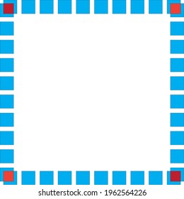 vector border design with attractive appearance and beautiful colors. Can be used for presentations, wallpaper, stickers and more.