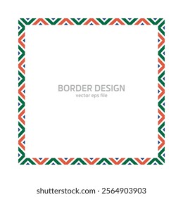 Vector Border Design. Border design vector illustration.