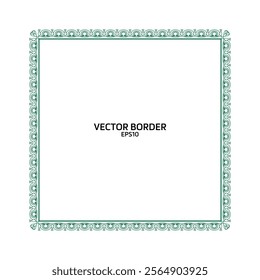 Vector Border Design. Border design vector illustration.