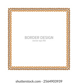 Vector Border Design. Border design vector illustration.