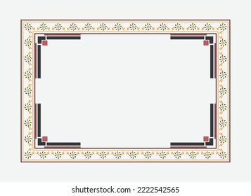 Vector border design or photo frame
