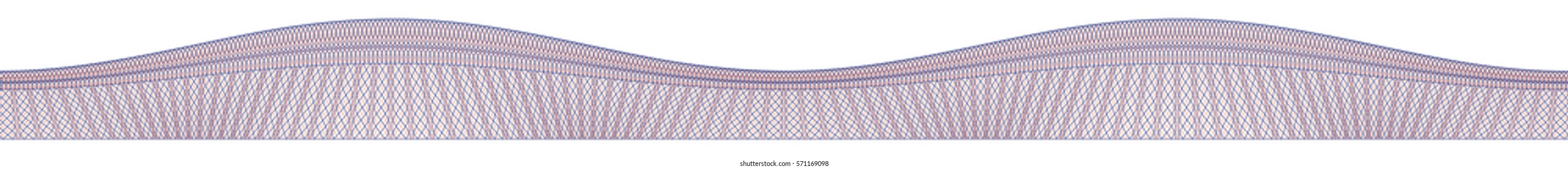 Vector border for diploma or certificate. Template. Vector illustration.