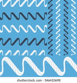 VECTOR BORDER, FRIEZE, COLUMN ORNAMENT.