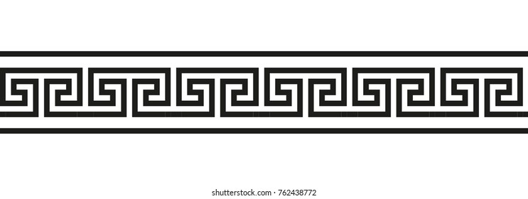 Vector border Greek ornament