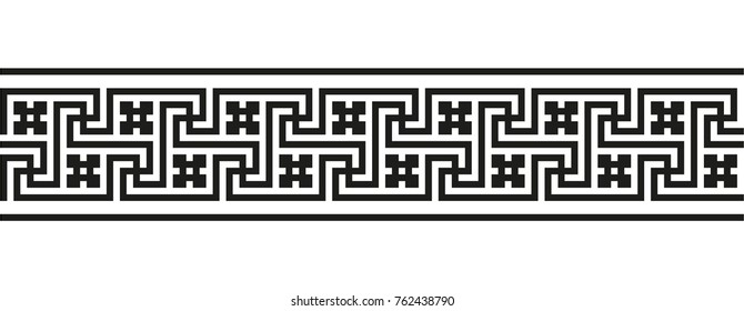 Vector border Greek ornament