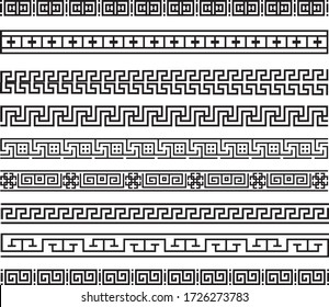 Vector border lines for invitations or banners