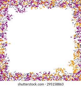 Vector of a border in marble style