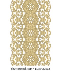 Vector border ornament, vintage style