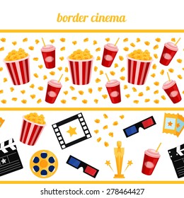 ?inema vector border seamless horizontally