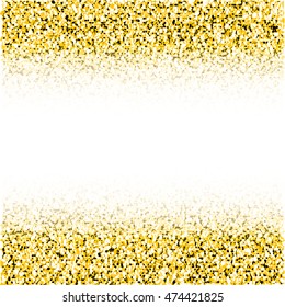 Vector Border Shimmer Stars Gold Sparkle Stock Vector (Royalty Free ...