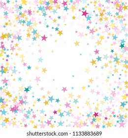 Vector Border Star Sparkle Texture Glitter Stock Vector (Royalty Free ...