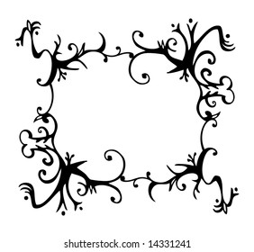 Vector border to use as frame, sign, label etc.